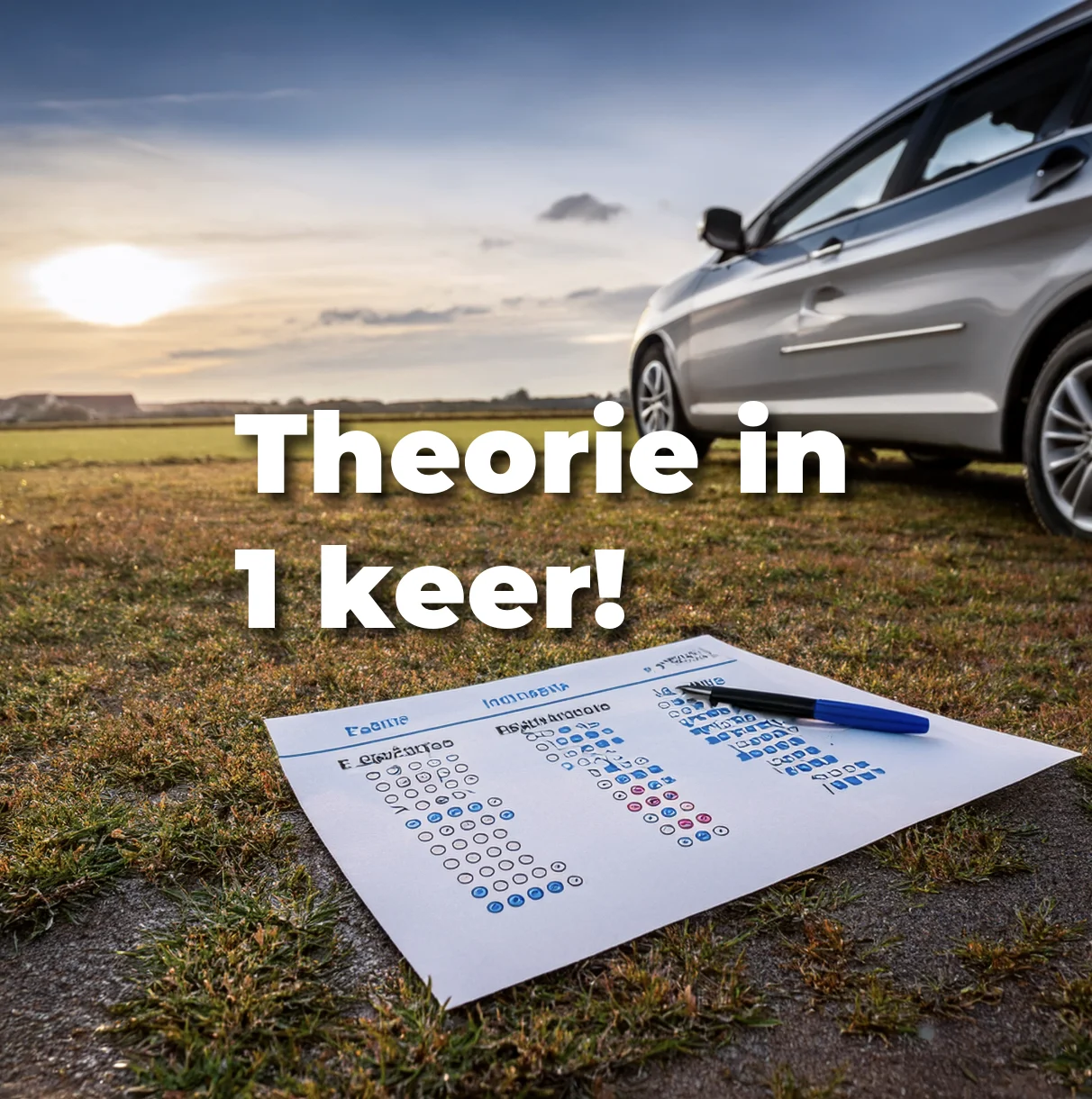 In 1 keer slagen voor je autotheorie – Complete gids