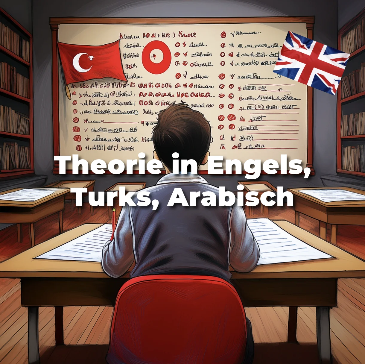 Theorie-examen in het Engels, Arabisch of Turks doen: dit moet je weten