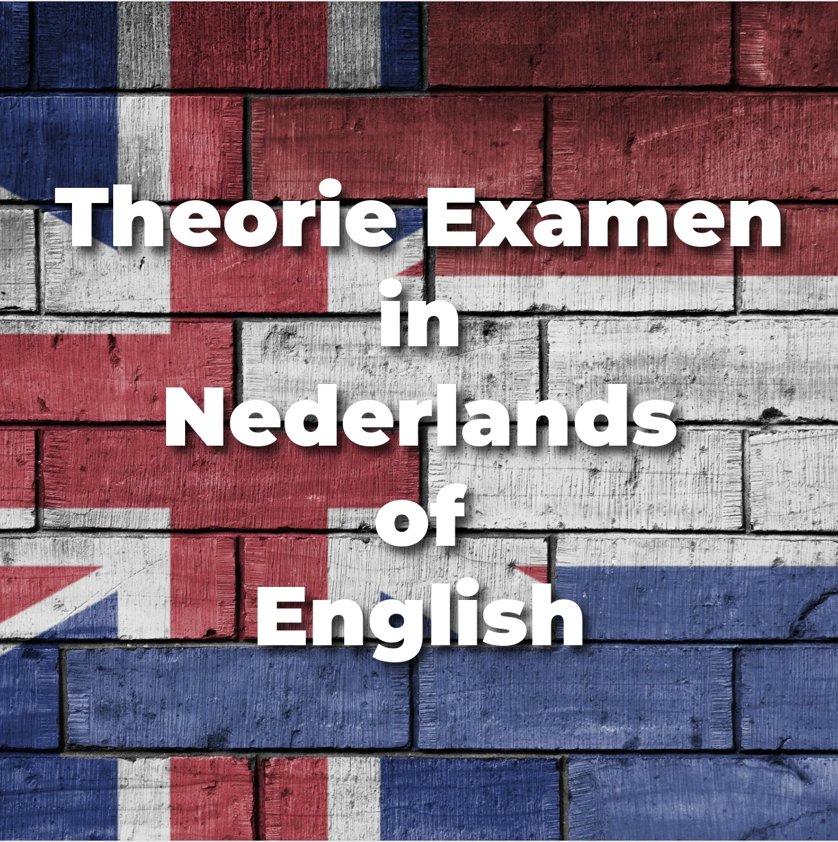 Is het theorie-examen makkelijker in het Engels of Nederlands?