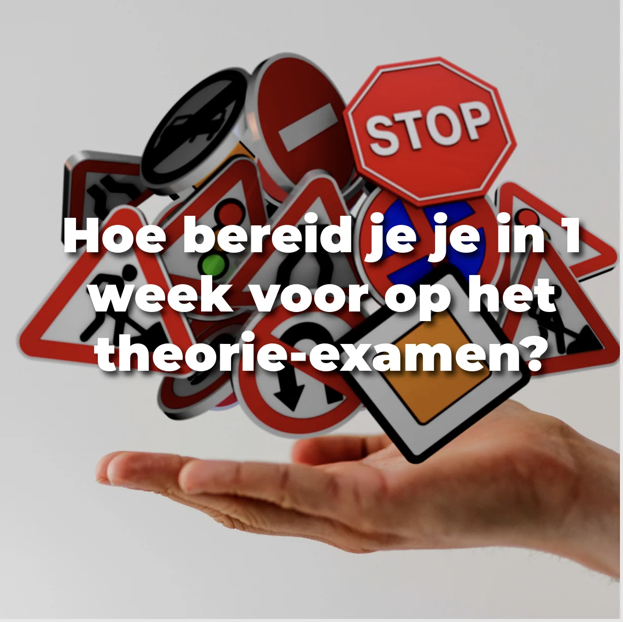 Welke verkeersborden komen het vaakst voor op het theorie-examen?