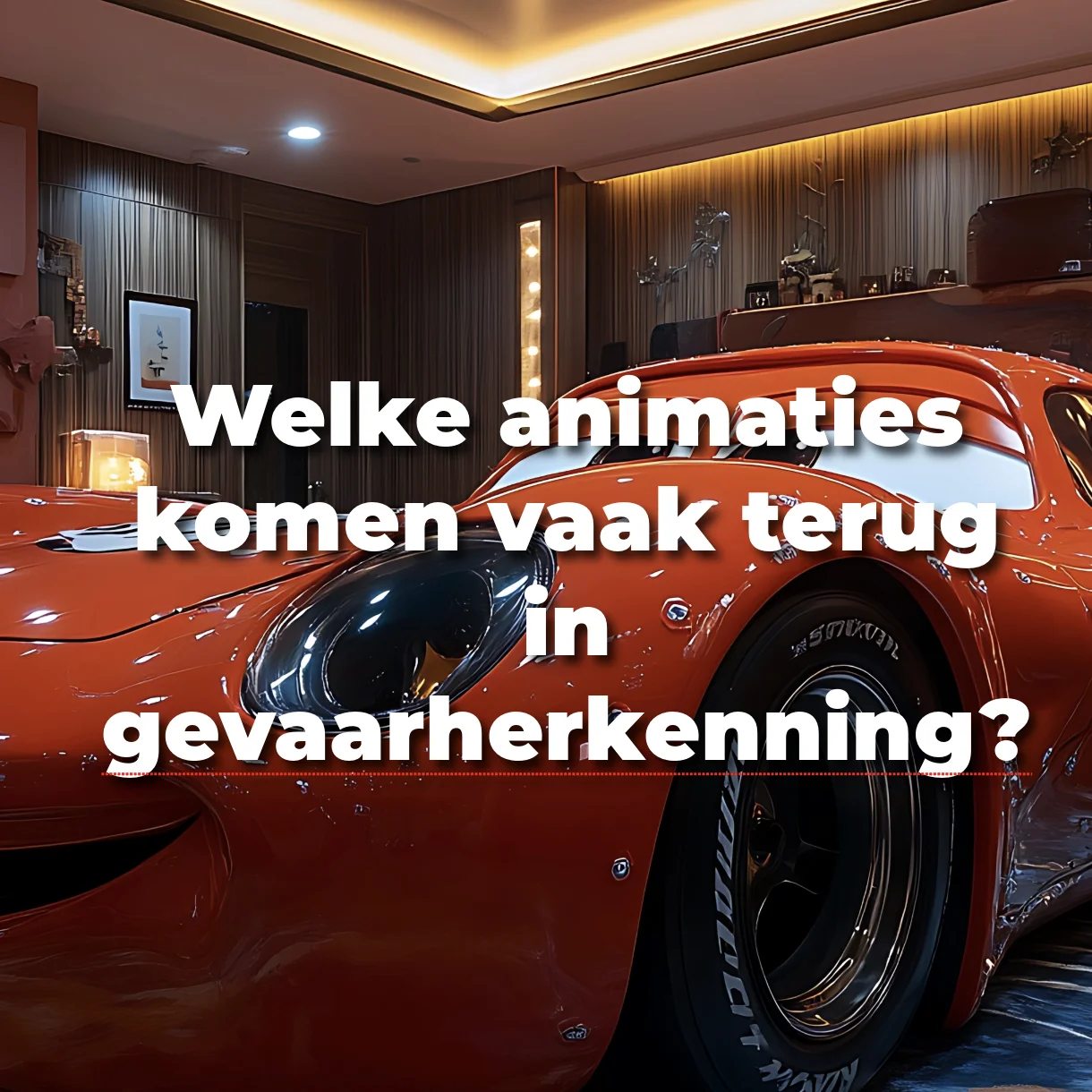 Welke animaties komen vaak terug in gevaarherkenning?