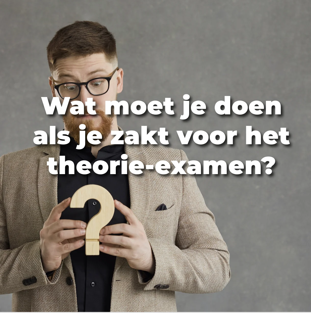 Wat moet je doen als je zakt voor het theorie-examen?