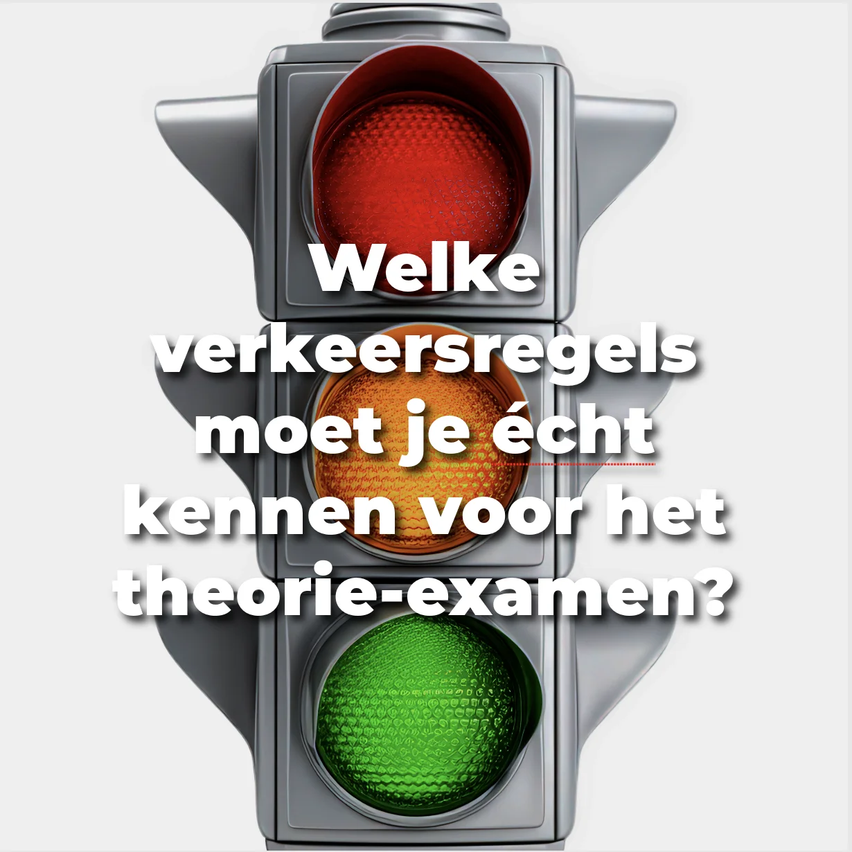 Theorie-examen: deze verkeersregels móét je kennen