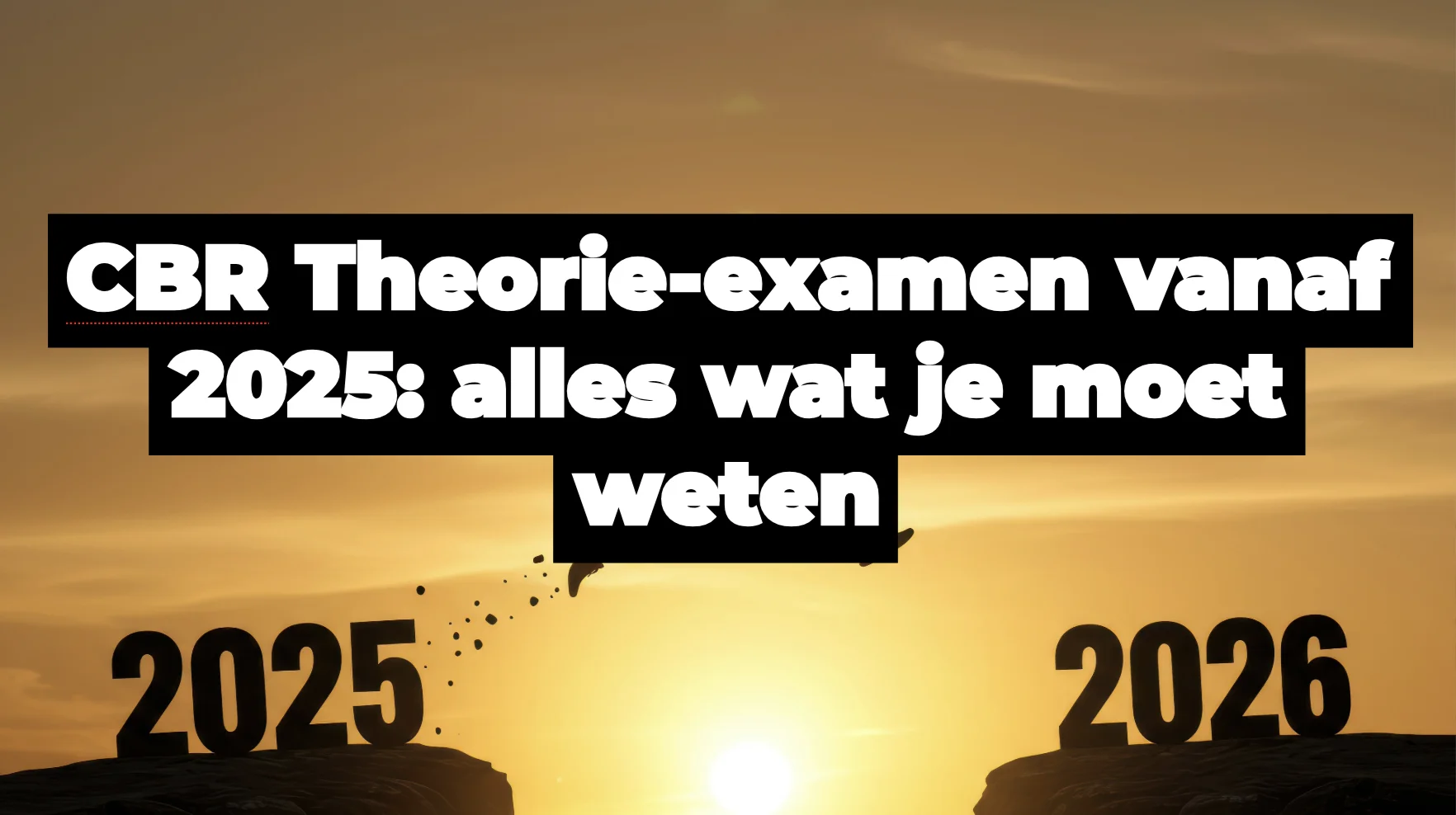 CBR Theorie-examen 2025: alles wat je moet weten